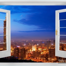 Tranh Dán Tường Cửa Sổ DC57