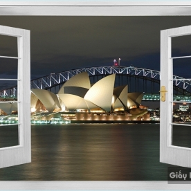 Tranh Dán Tường Cửa Sổ DC59