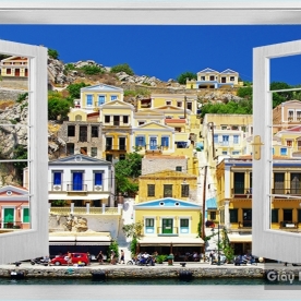 Tranh Dán Tường Cửa Sổ DC6