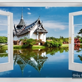 Tranh Dán Tường Cửa Sổ DC61