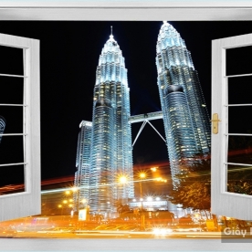 Tranh Dán Tường Cửa Sổ DC68