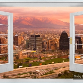 Tranh Dán Tường Cửa Sổ DC7