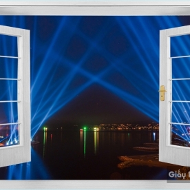 Tranh Dán Tường Cửa Sổ DC72