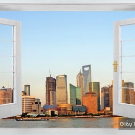 Tranh Dán Tường Cửa Sổ DC75