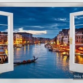Tranh Dán Tường Cửa Sổ DC77