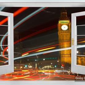 Tranh Dán Tường Cửa Sổ DC81