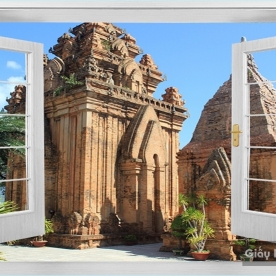 Tranh Dán Tường Cửa Sổ DC85