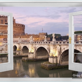 Tranh Dán Tường Cửa Sổ DC89