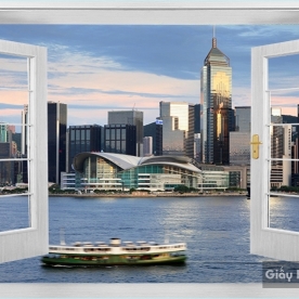 Tranh Dán Tường Cửa Sổ DC91