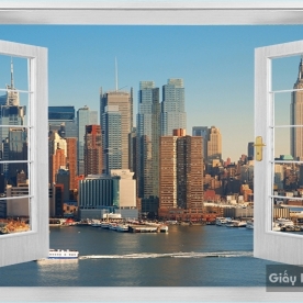 Tranh Dán Tường Cửa Sổ DC92