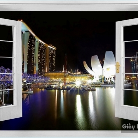 Tranh Dán Tường Cửa Sổ DC94