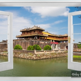 Tranh Dán Tường Cửa Sổ DC96