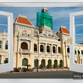 Tranh Dán Tường Cửa Sổ DC97