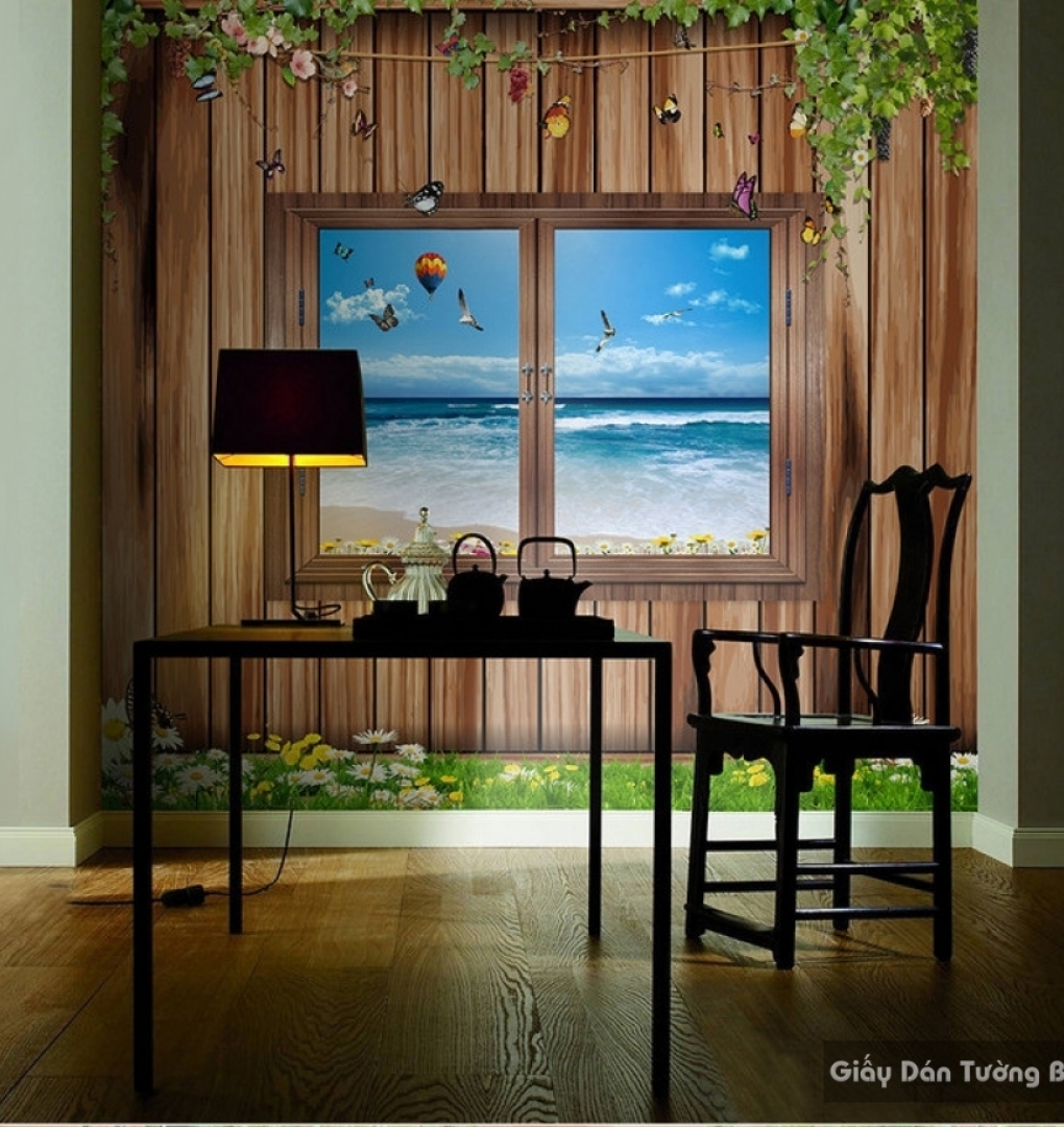 Tranh dán tường cửa sổ 12659558
