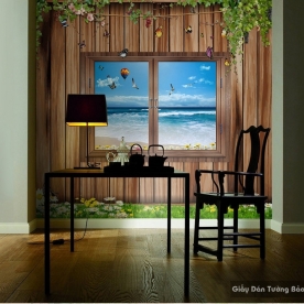 Tranh dán tường cửa sổ 12659558