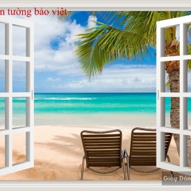 Tranh dán tường cửa sổ 3D S104