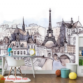 Tranh dán tường fm432