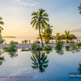 Tranh dán tường phong cảnh biển S139