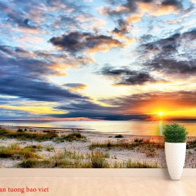 Tranh dán tường phong cảnh biển me002