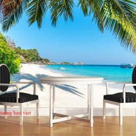 Tranh dán tường phong cảnh biển s219
