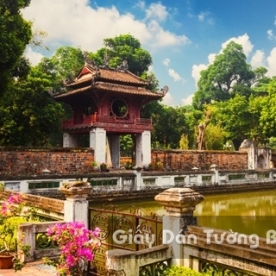 Tranh Giấy Dán Tường 3D Phong Cảnh Địa Điểm Nổi Tiếng AR 1504-2