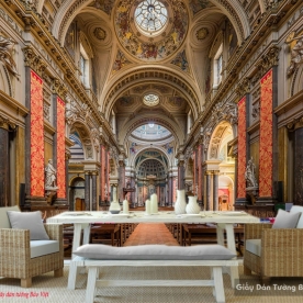 Tranh dán tường cảnh Châu Âu v120