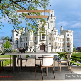 Tranh dán tường lâu đài Fm358