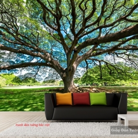 Tranh dán tường 3d phong cảnh thiên nhiên tr204