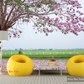 Tranh dán tường phong cảnh thiên nhiên Tr188