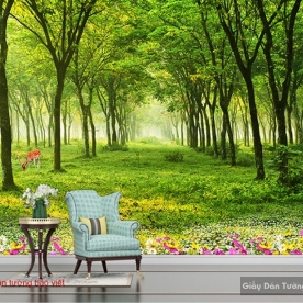 Tranh dán tường phong cảnh thiên nhiên Tr216