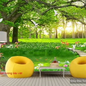 Tranh dán tường phong cảnh thiên nhiên đẹp TR217