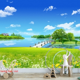 Tranh dán tường phong cảnh thiên nhiên fi126
