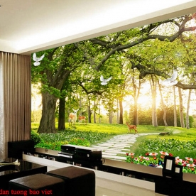Tranh dán tường phong cảnh thiên nhiên fi138