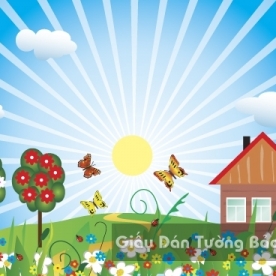 Tranh Giấy Dán Tường 3D Trẻ Em CA 1501-6