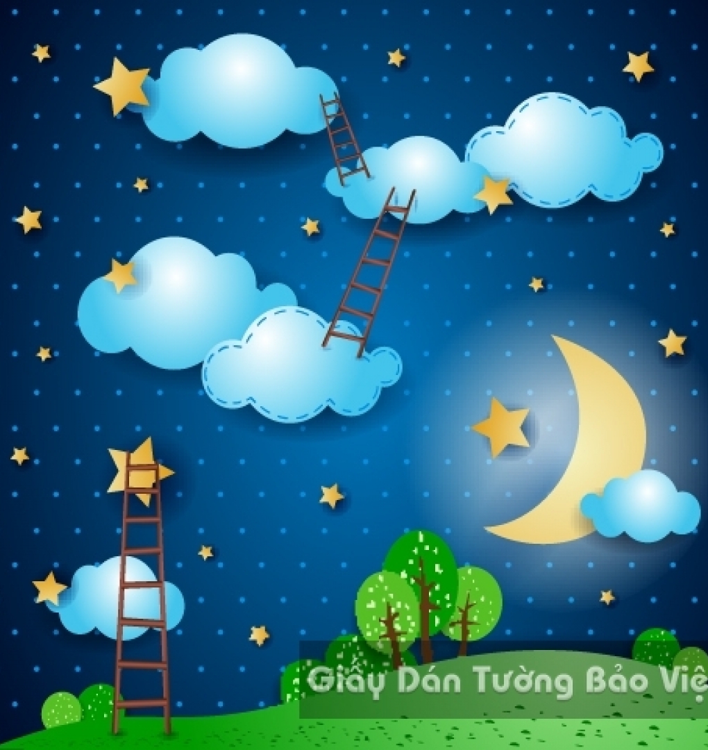 Tranh Giấy Dán Tường 3D Trẻ Em CA 1503-14