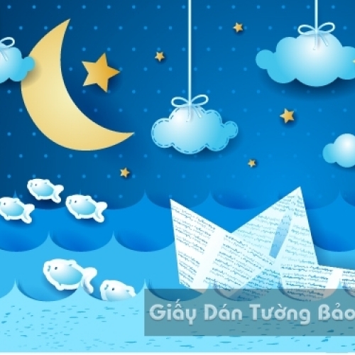 Tranh Giấy Dán Tường 3D Trẻ Em CA 1503-16