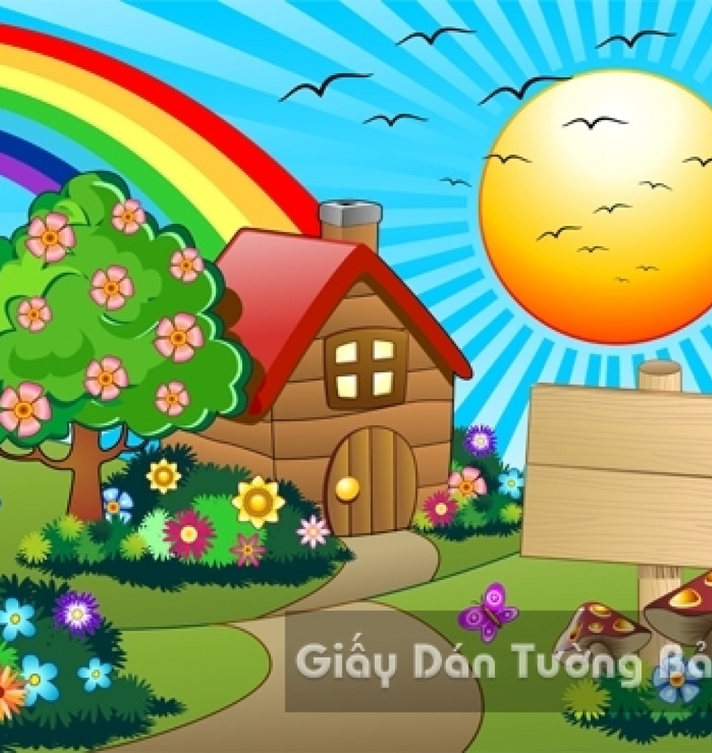 Tranh Giấy Dán Tường 3D Trẻ Em CA 1503-19