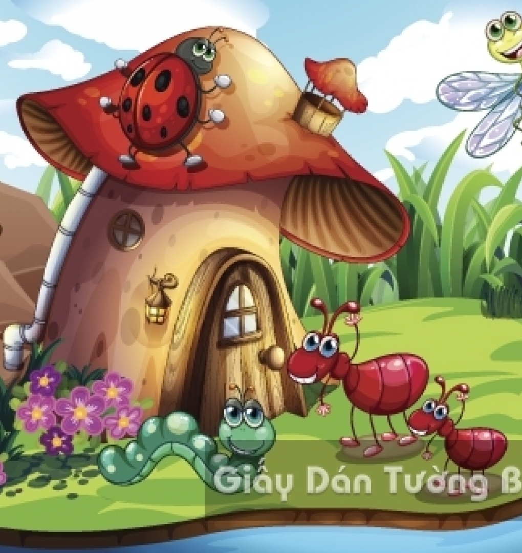 Tranh Giấy Dán Tường 3D Trẻ Em CA 1503-27