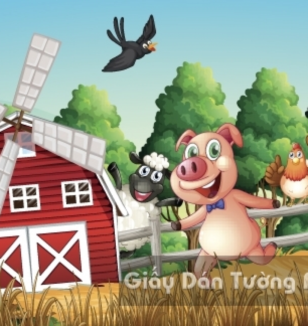 Tranh Giấy Dán Tường 3D Trẻ Em CA 1503-29