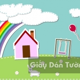 Tranh Giấy Dán Tường 3D Trẻ Em CA 1503-7