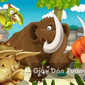 Tranh Giấy Dán Tường 3D Trẻ Em CA 1506-11