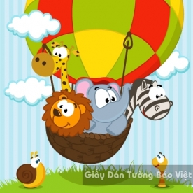 Tranh Giấy Dán Tường 3D Trẻ Em CA 1506-8