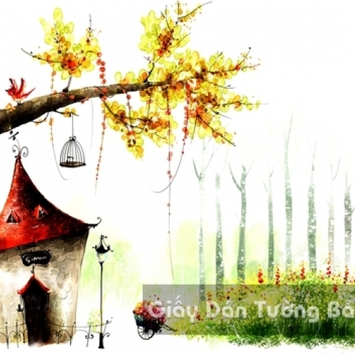 Tranh Giấy Dán Tường 3D Trẻ Em CD006-2