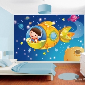 Tranh dán tường trẻ em Kid001