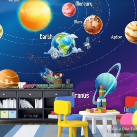 Tranh dán tường trẻ em Kid003