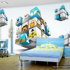 Tranh dán tường trẻ em Kid025