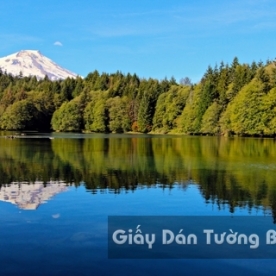 Tranh Giấy Dán Tường 3D Phong Cảnh Thiên Nhiên Sông Núi LK 1501-13