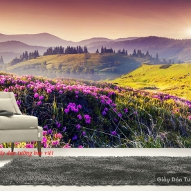 Tranh dán tường phong cảnh núi m066