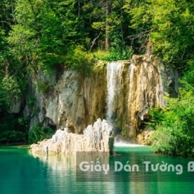 Tranh Giấy Dán Tường 3D Thác Nước WF 1501-37