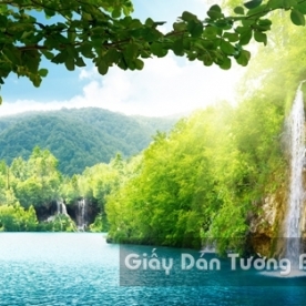 Tranh Giấy Dán Tường 3D Thác Nước WF 1501-6